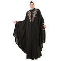 Irani Kaftan with embroidery work- Black